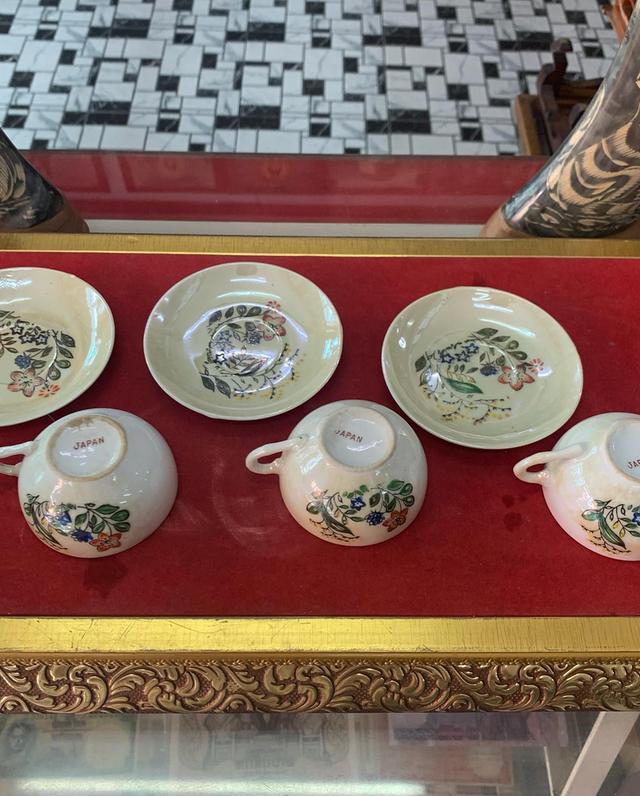 ชุดถ้วยกาแฟ งาน japan 3 ชิ้น