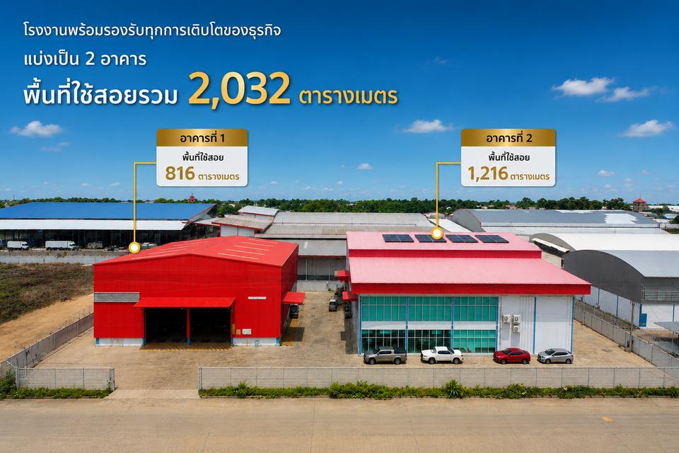โรงงานพร้อมเครนและสำนักงาน พร้อม work shop และโชว์รูม 2.5 ไร่ พันท้ายฯ สมุทรสาคร ถนนกว้างๆ ในราคาเพียง 35 ล้าน - KK6756S 1