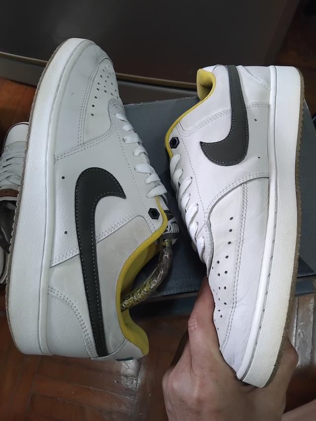 NIKE COURT VISION EUR 42.5/27 สวยแท้ๆไม่มีตำหนิ390ค่าส่ง50 รูปที่ 8