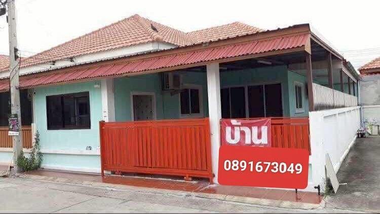 ทาวน์เฮ้าส์ชั้นเดียวหลังริม อยุธยาธนาวิลล่า 2 ห้องนอน 1 ห้องน้ำ