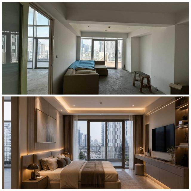 ขายด่วน! คอนโด เพนท์เฮ้าส์ ติดถนน เพชรบุรี Penthouse My Resort Bangkok 194 ตร.ม. ชั้น 27 10
