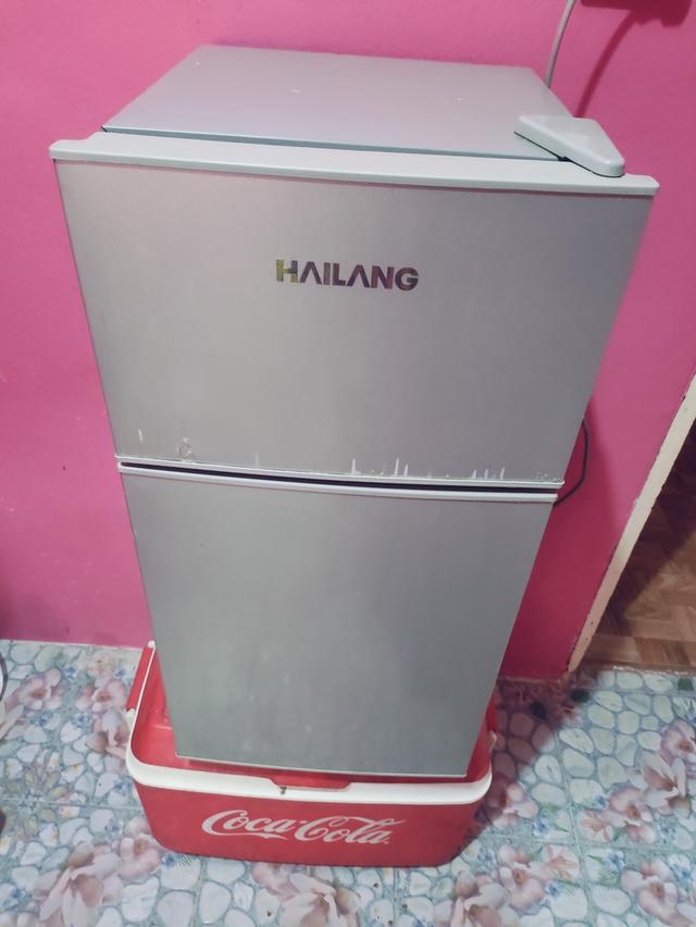 ตู้เย็นมินิสำหรับหอพัก ขอลงใหม่พลาสติกยังไม่ได้แกะ