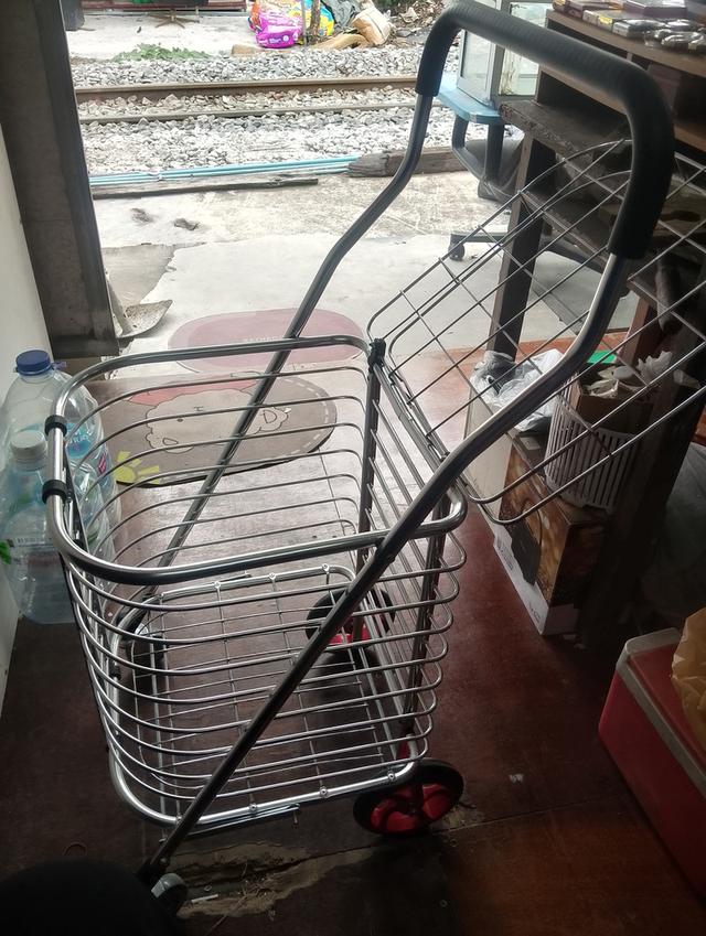 รถเข็นสแตนเลสพับเก็บได้ 3