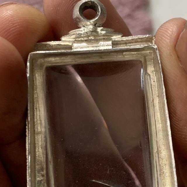 กรอบเงินแท้เก่า ใส่พระะสมเด็จ รูปที่ 10