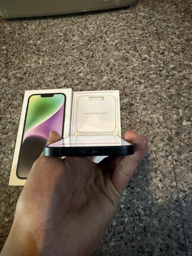 ขายๆๆๆถูกๆๆไอโฟน14PlusสีMinight256กิ๊กยกกล่องอีมี่ตรงสูนTrueสภาพสวยๆใช้งานปกติหมดทุกๆฟังชั่นเครื่องรีสโตได้ตลอดไม่มีติดไอคราว ( สูนไทยแท้เดิมๆทั้งเครื รูปที่ 4