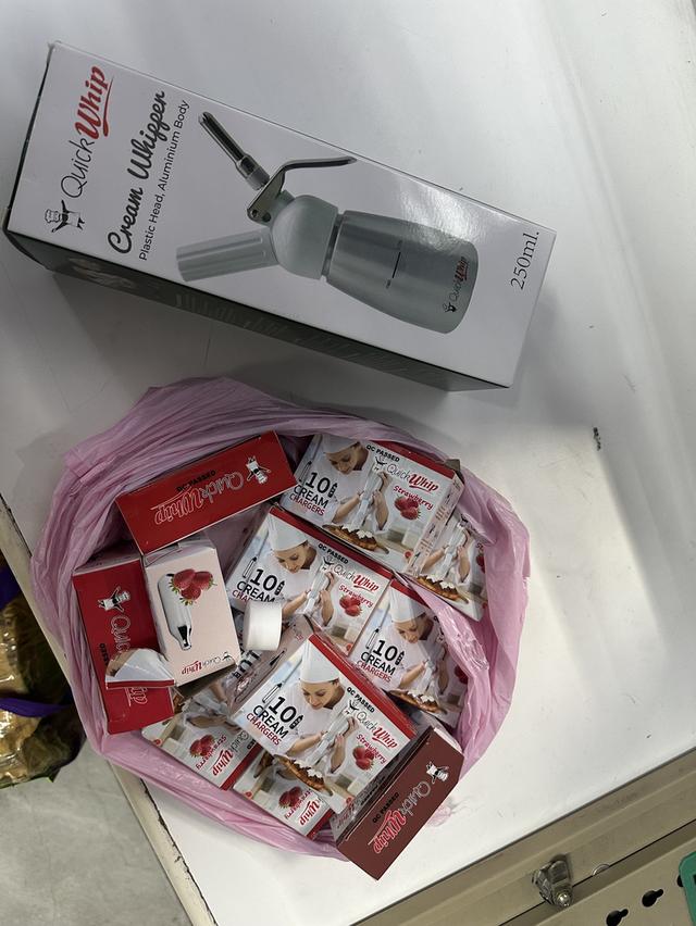 แก๊สวิปครีม+กระบอกวิปครีม