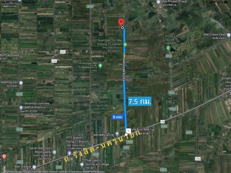 ขาย ที่ดิน 2 ไร่ คลอง 14 หนองเสือ ปทุมธานี ใกล้ถนนเลียบคลอง 14 เจ้าของขายเอง 3