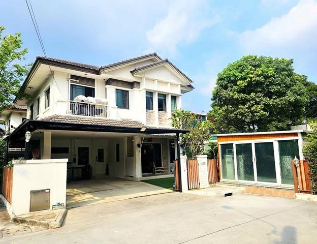ให้เช่าบ้านเดี่ยวหมู่บ้านมัณฑนา เลค วัชรพล ใกล้ทางด่วนรามอินทรา-อาจณรงค์ โครงการมีทะเลสาบ ย่านสุขาภิบาล5 ใกล้ตลาดวงศกร แ 1