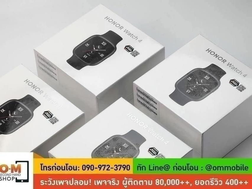 Honor Watch 4 สี Black ศูนย์ไทย ใหม่มือ1 ยังไม่แกะ เพียง 1,790 บาท 