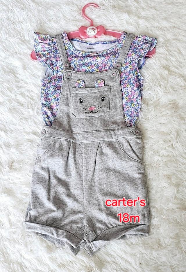 เสื้อผ้าเด็ก จั้มสูท เอี๊ยม แบรนด์ Carter's ไซส์ในภาพ ส่งต่อมือสอง สภาพใหม่ ไม่มีตำหนิ 7