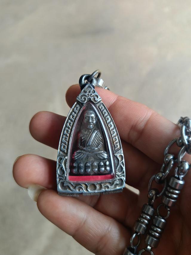 เหรียญเตารีดพิมพ์ใหญ่ หลวงปู่ทวด พิมพ์กรรมการ เนื้อเงิน ปี2505