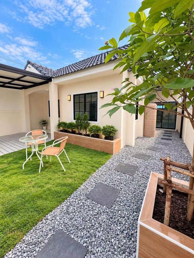 หมู่บ้านตะวันงาม ซอยกันตนาบางใหญ่ทาวน์เฮาส์ชั้นเดียว หลังมุม ตกแต่ง Minimal Style 3