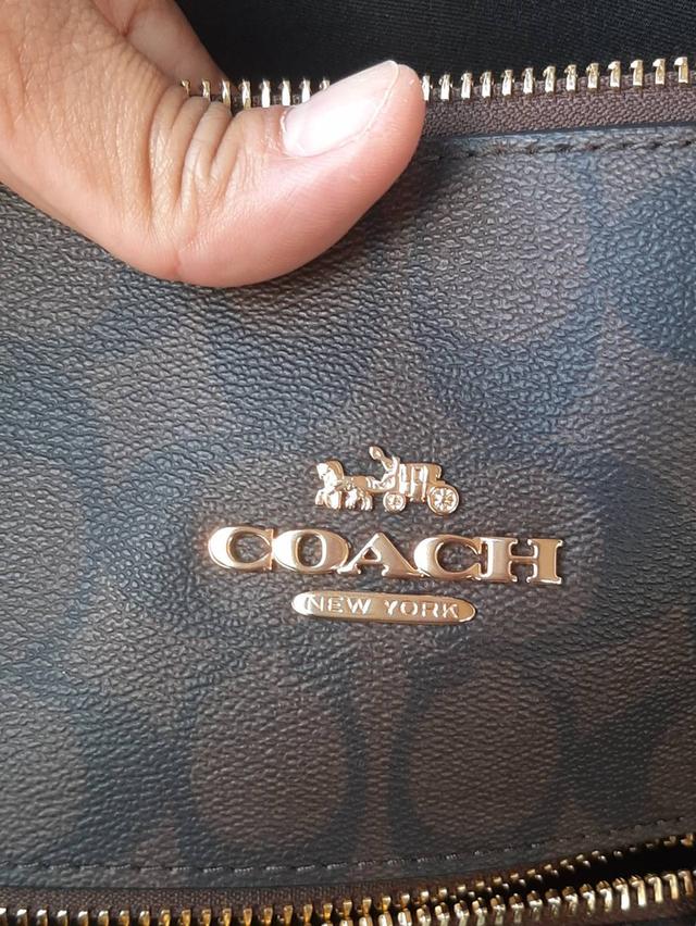 กระเป๋า coach. สีน้ำตาล รูปที่ 2