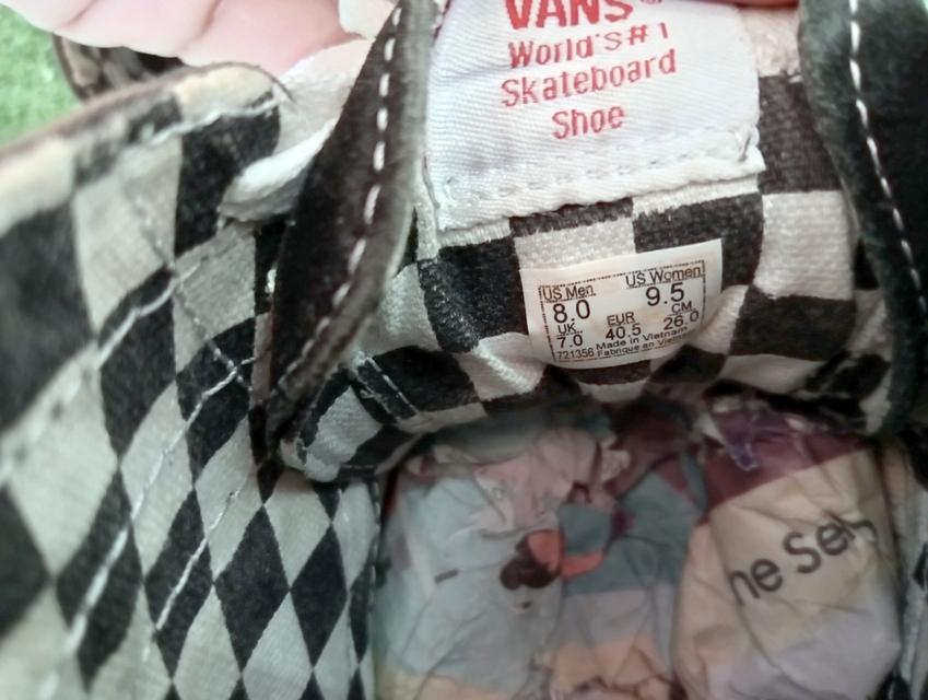 VANS ผ้าใบหุ้มข้อ มือสอง สภาพเหมือนใหม่ ส่งฟรี! 6
