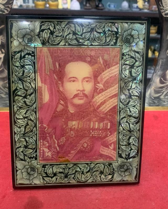 ภาพ ร.5 เก่า กรอบไม้ประดับมุก 3