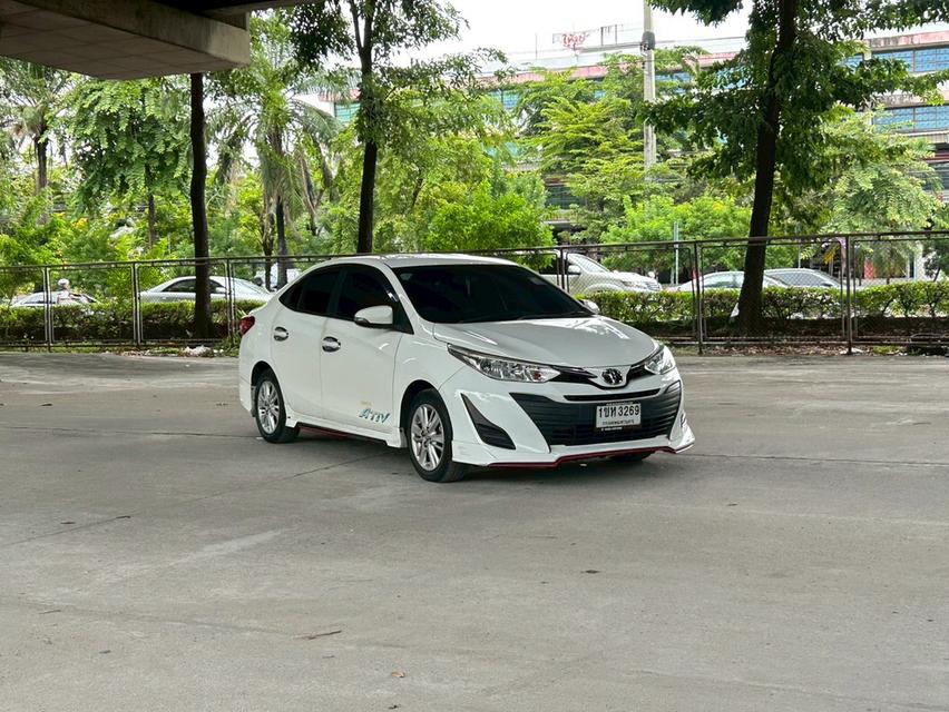 ขายรถ Toyota Yaris Ativ 1.2E ปี 2018 สีขาว เกียร์ออโต้