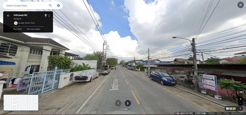 ที่ดินซอยอินทราวาส เข้าซอยประมาณ100เมตร ปากซอยห่างจากถนนราชพฤกษ์ประมาณ1กิโลเมตร ซอยกว้างประมาณ5เมตร สภาพแวดล้อมดี เหมาะส 2