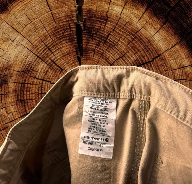 📣📣ขาสั้น Carhartt B147 Dark Khaki (สีกากีเข้ม หรือน้ำตาลสว่าง ... Size 32 "/ยาว 23" / ปลายขา13" รูปที่ 5