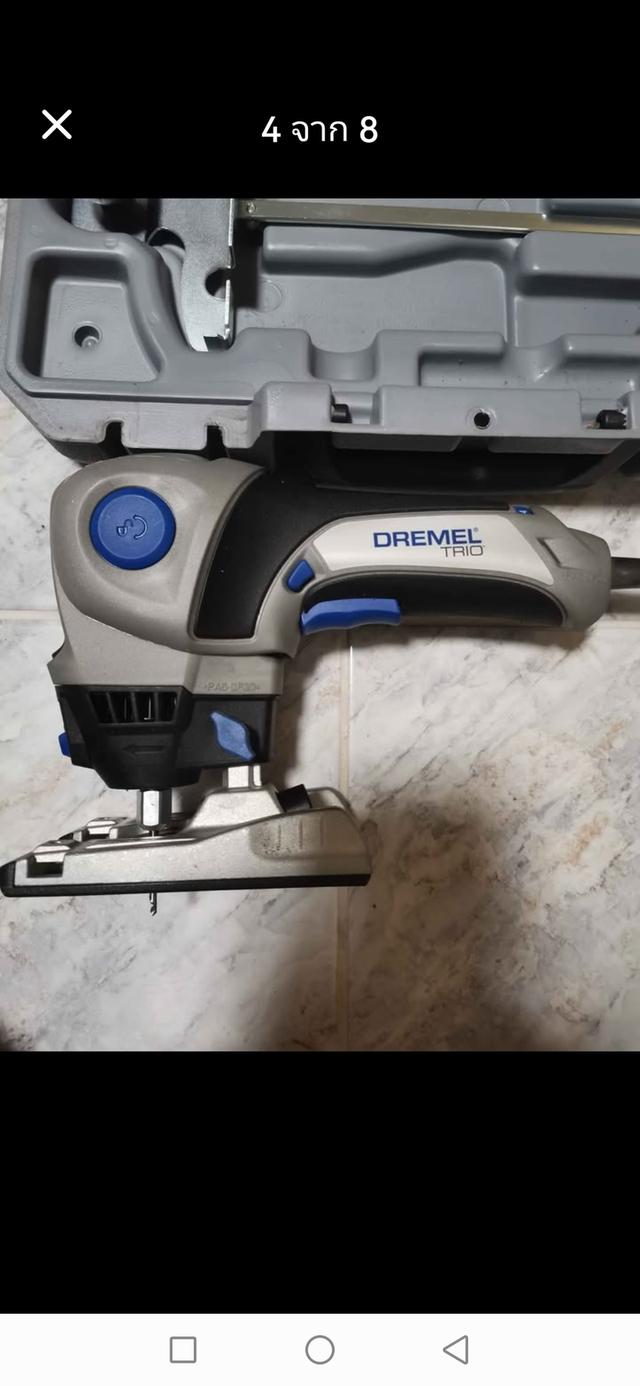 Dremel Trio 6800 เป็นเครื่องมือไฟฟ้าอเนกประสงค์แบบ 3-in-1 ที่มีความสามารถในการตัด ขัด และเซาะร่อง ได้ในตัวเดียวกันเหมาะสำหรับการทำงานไม้พลาสติกอคลีลิก รูปที่ 4
