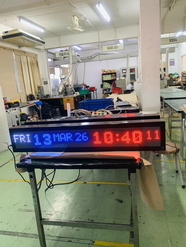 นาฬิกาดิจิตอล ติดผนัง ติดในอาคาร ติดนอกอาคาร รูปที่ 4