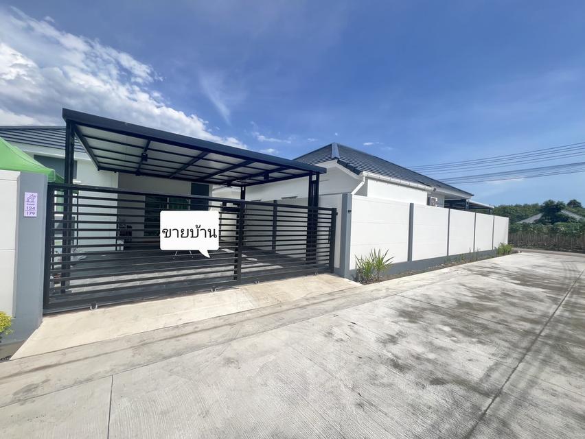 ขายบ้านใหม่ ชั้นเดียว ขนาด 45 ตร.วา พิกัดซอยสนาม ฟุตซอล บ้านฉาง ระยอง 2
