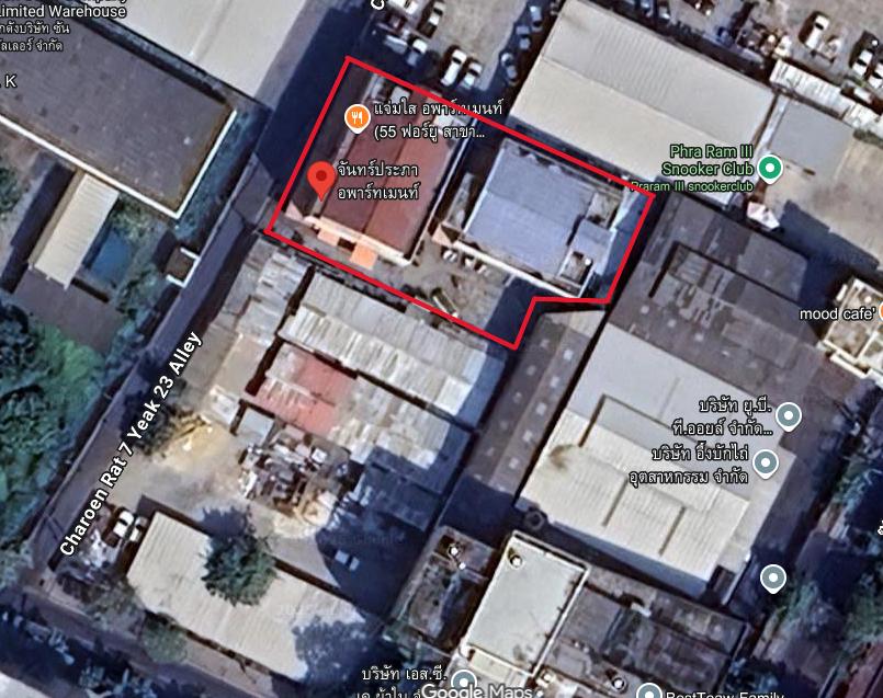 ที่ดิน พร้อมสิ่งปลูกสร้าง ขนาดพื้นที่ 288 ตารางวา