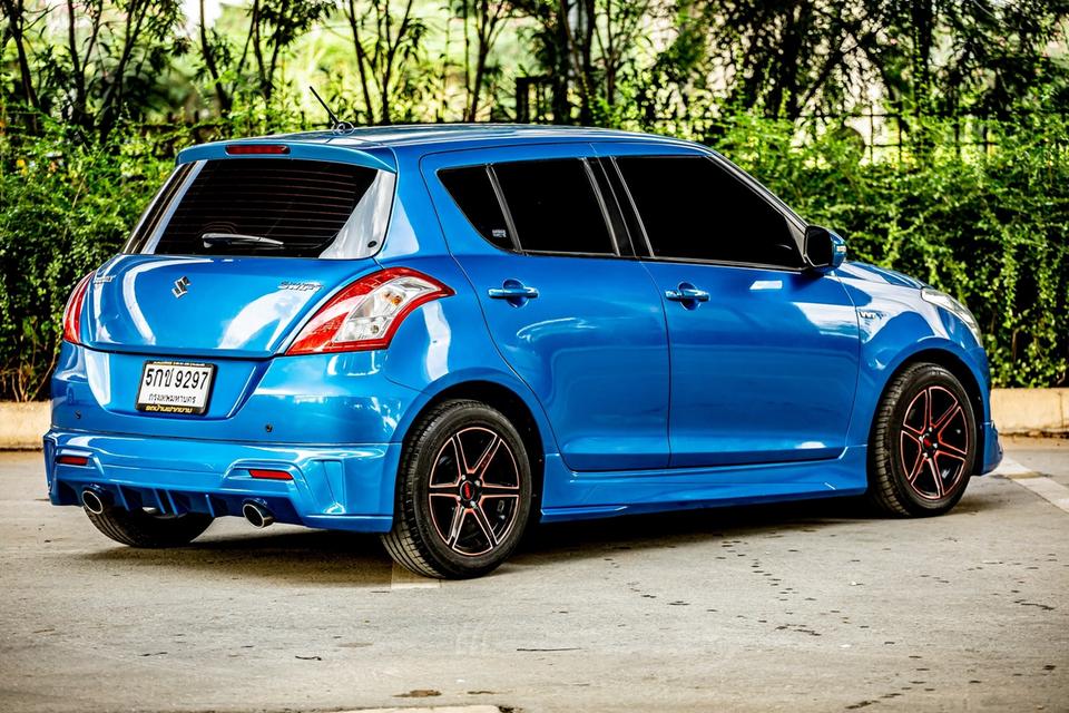 SUZUKI SWIFT 1.25 GLX สีฟ้า ปี 2014 มือเดียวป้ายแดง 6