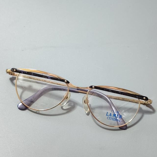 กรอบแว่นตาวินเทจ ญี่ปุ่น ยุค 80,90 ไทเทเนี่ยมเกรดพรีเมี่ยม น้ำหนักเบา by Citizen เก่าเก็บไม่ผ่านการใช้งาน ทรงสวยคลาสสิค รูปที่ 16