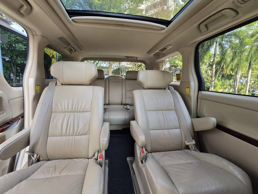 ไมล์แท้ 120,000 กม. Toyota #Alphard 2.4 V ท๊อปสุด sunroof Minorchange 20