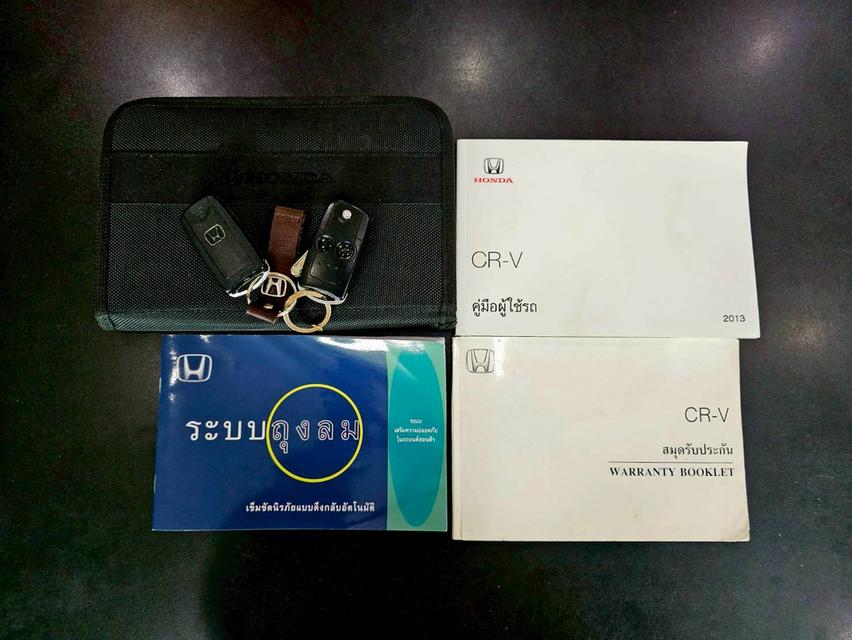 รหัสรถ SEZ8384 📌Honda Cr-v 2.0 E 4WD เกียร์ ออโต้ เบนซิน สี ขาว ปี 2013 17