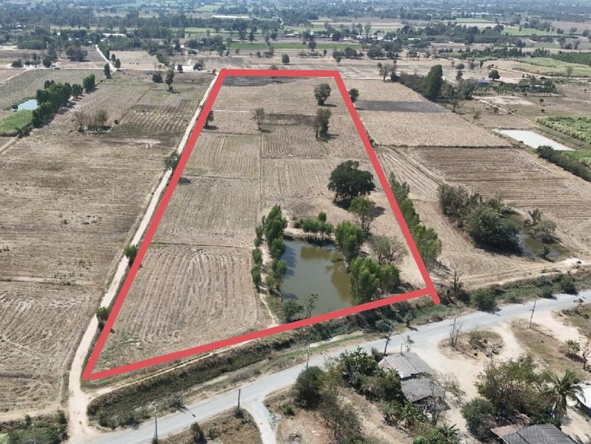 ขายทีดิน วิวสวยติดถนน3ด้าน 23ไร่ ต.สระกระโจม อ.ดอนเจดีย์ จ.สุพรรณบุรี 1