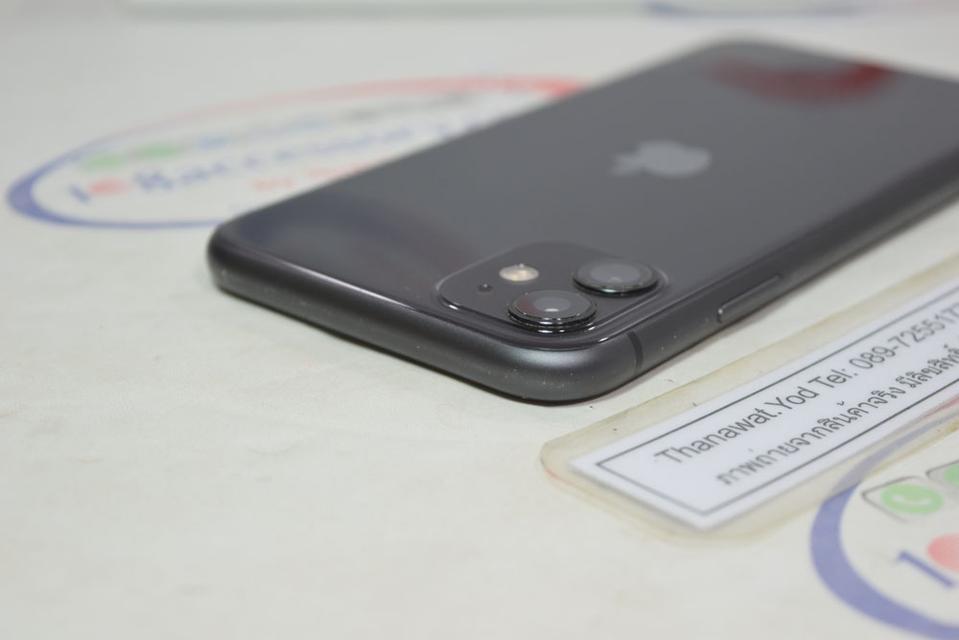 ขาย iPhone 11 128GB Black เครื่องสวย น๊อตไม่ขยับ ครบกล่อง ศูนย์ไทยแท้ ไม่ติดล็อค 6