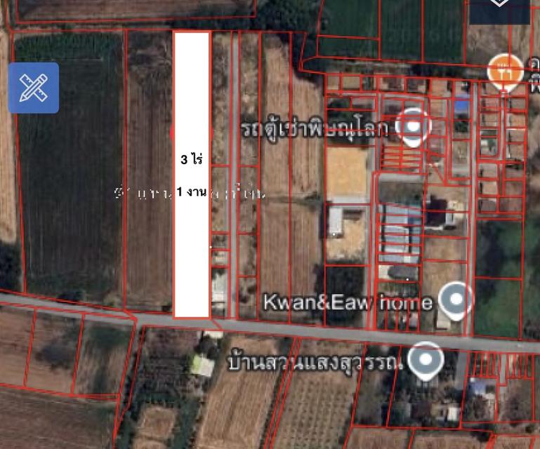 ขายที่ดิน หลังมหาวิทยาลัยราชภัฏพิบูลสงคราม ประตู 3 จังหวัดพิษณุโลก 8