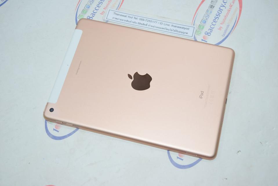 ขาย iPad Gen 6 128GB Wifi+Cellular Gold ใส่ซิมได้ โมเดล TH แบต 88%  2