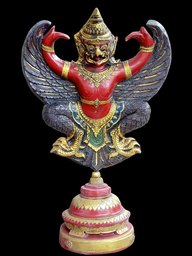 พญาครุฑองค์ใหญ่ ตั้งโต๊ะบูชา พิมพ์หน้าดุ ขนาดกว้าง65ซม