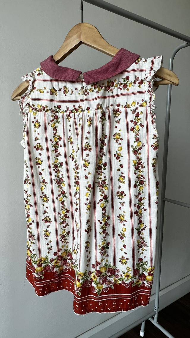 ส่งต่อเสื้อมือสองชิ้นโปรด สไตล์คุณหนู ผ้าฝ้าย100% ซื้อในห้างที่ไต้หวันเมื่อหลายปีก่อน คุณภาพส่งออกญี่ปุ่น ตอนนี้เลยวัยและตัวเล็กเกินไปใส่ไม่ได้แล้ว รูปที่ 5