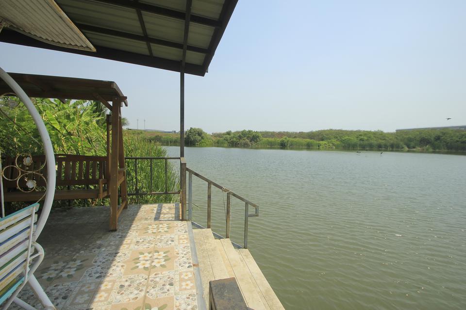 ขายบ้านเดี่ยวพระราม2 บ้านติดน้ำหลังบ้านติดทะเลสาบ สารินซิตี้นภาเหิร 305.3วา ที่ดินถุงเงินถุงทอง ใกล้ทางด่วน เซ็นทรัลพระราม2 มหาชัย เซ็น 7