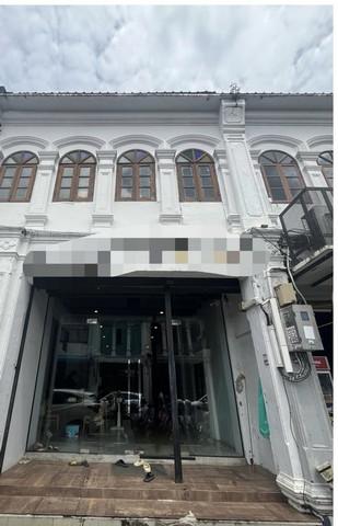 For Rent : Phuket Town, 3-Story Commercial Building @Yaowarat Road, Phuket Old Town 1