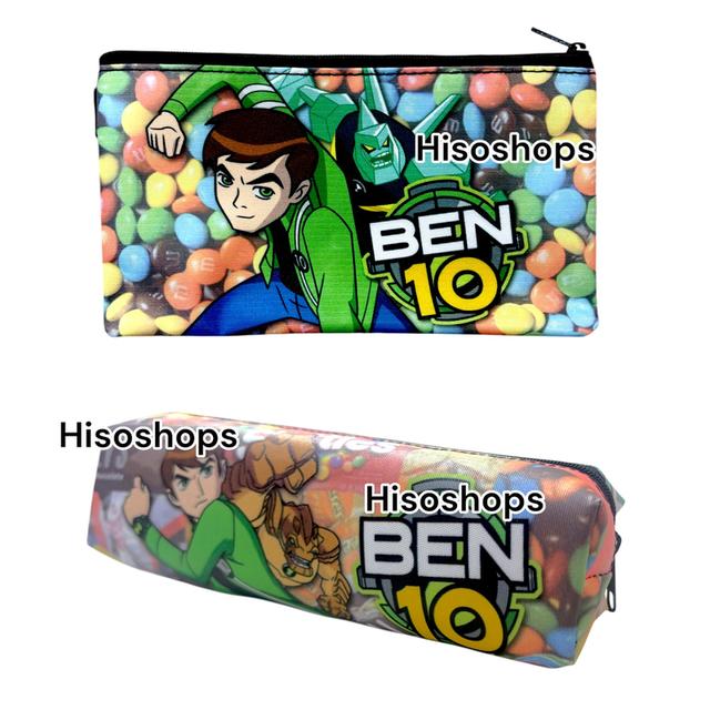 NEW/ BEN10 ALIEN FORCE กล่องดินสอเบนเท็น กระเป๋าดินสอ แบบผ้า สีสันสดใส เหมาะสำหรับน้องๆวัยเรียน
