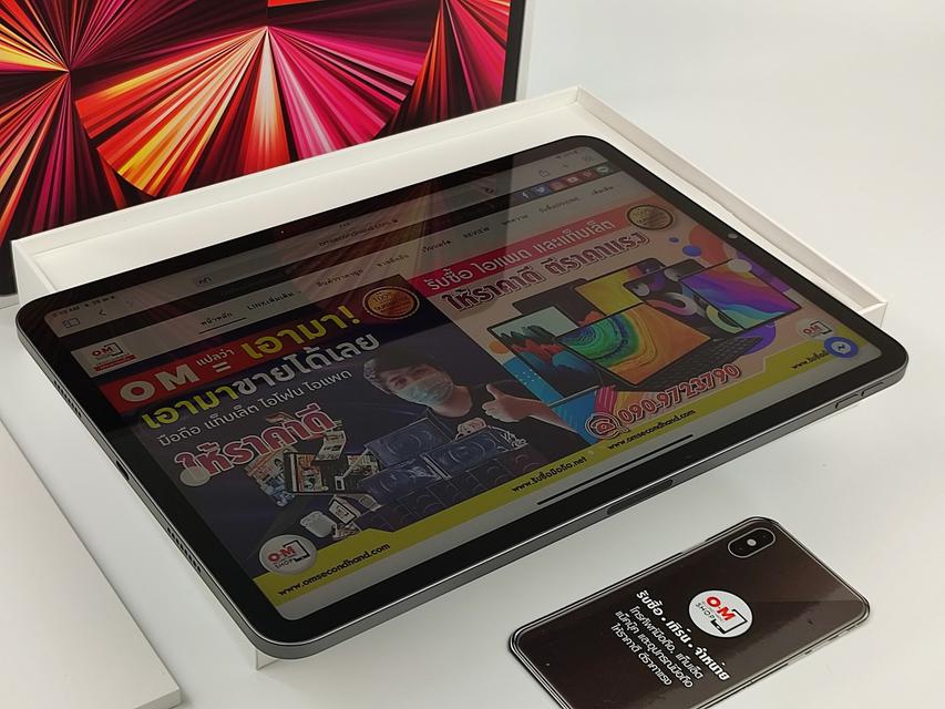 รูป ขาย/แลก iPad Pro 2021 (Gen3) 11นิ้ว 256GB (Wifi) สี Space Gray ศูนย์ไทย ประกันศูนย์ สวยมาก เพียง 27,900 บาท  5