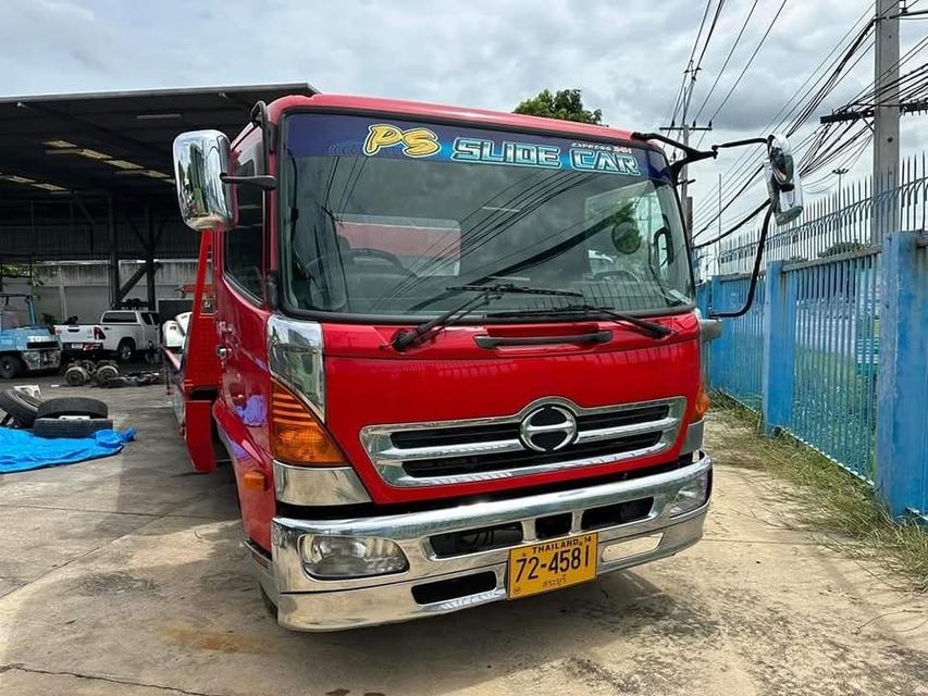 รถสไลด์ Hino Mega 500 jo7e สีแดง ปี 2018