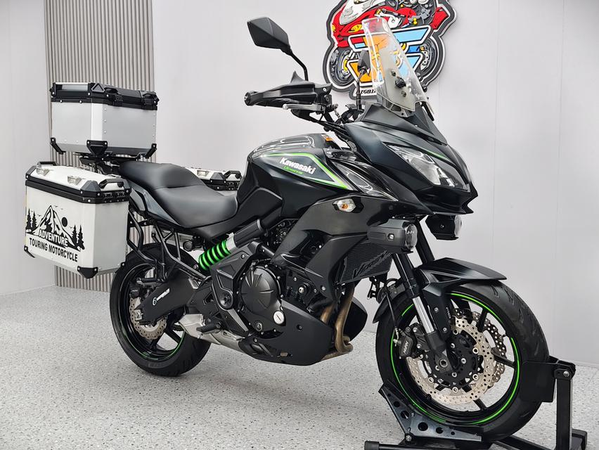 KAWASAKI VERSYS650 ปี2017 รถบ้านแท้มือเดียวเข้าเซอร์วิสเช็คระยะมาไม่เคยขาดมีบุ๊คเซอร์วิสยืนยัน
