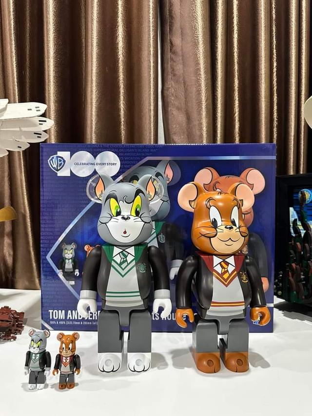 BEARBRICK Tom and Jerry IN Hogwarts House Robes 3