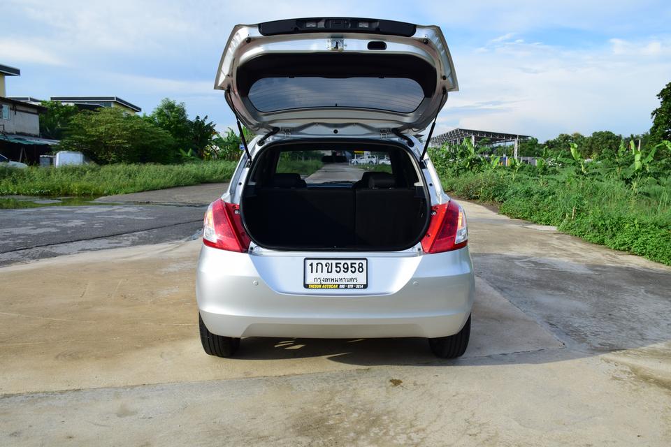 ขายพร้อมทะเบียนสวยๆ 155000 บาท SUZUKI SWIFT 1.2 ตัวท็อปสุด ออโต้ กุญแจคีเรท ภายในสวยกิ๊ฟ ขับสนุก ยางดันล็อป CD ABS AIRBAG โทร0957401229 ไลน์ UTBP รูปที่ 11