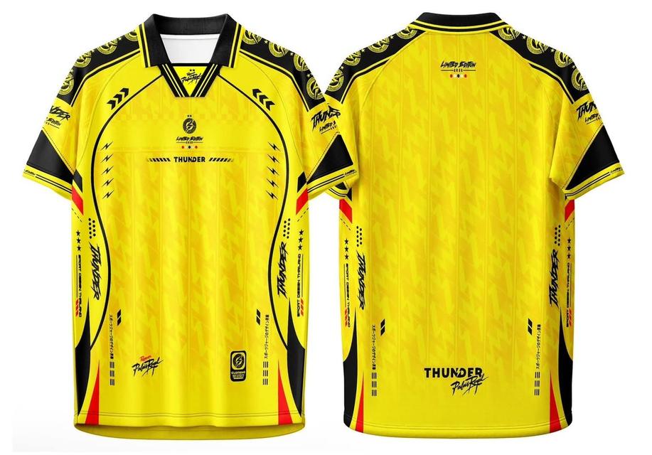 เสื้อกีฬาสวยสวยสีสดใส