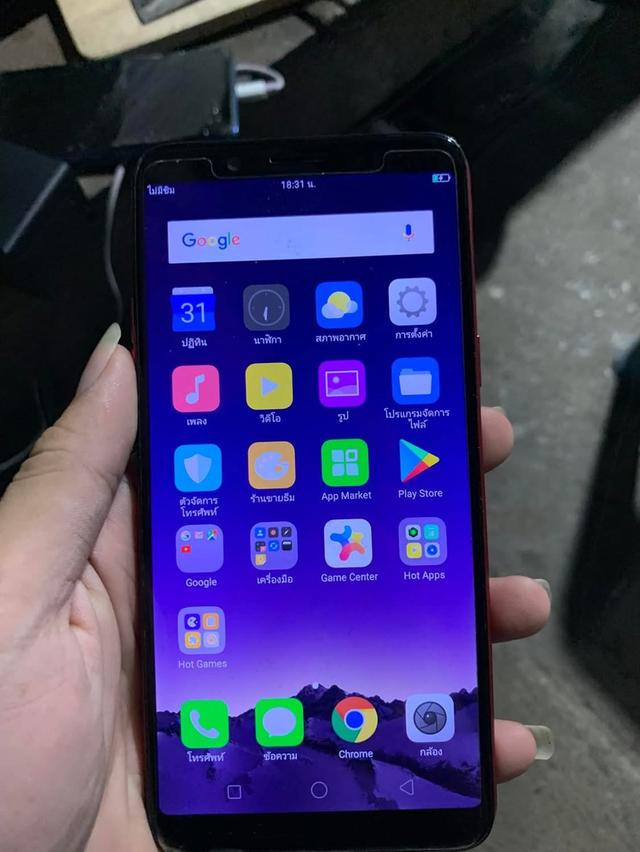 Oppo F5 สีแดงสภาพดี 5