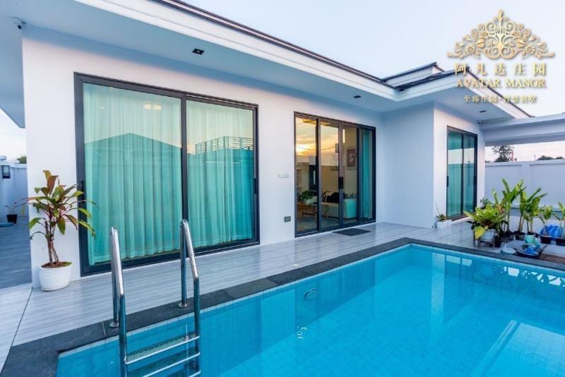 P-4 ขาย Villa สุดหรูในโครงการ Avatar Manor พื้นที่ อ.หัวหิน ราคาเริ่มต้นที่ 4.99 ล้านบาท