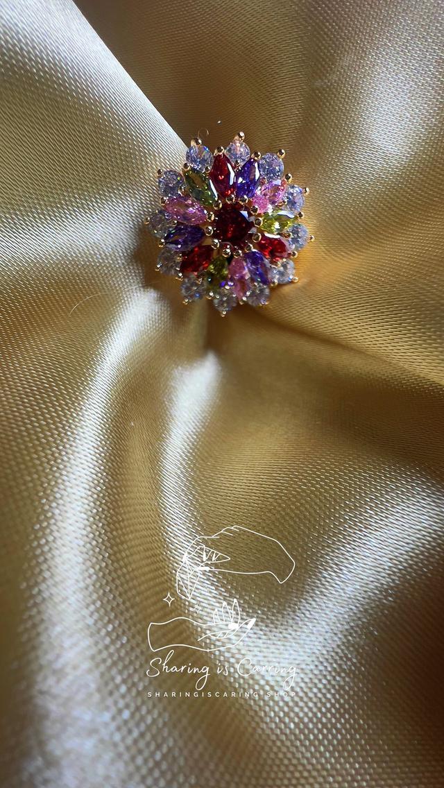 แหวนแฟชั่น เพชรแฟนซี CZ สวยน่ารักกกมาก แบบ บริดเจอตัน ราคา ฿1,390.- บาท รวมส่ง Bridgerton syle