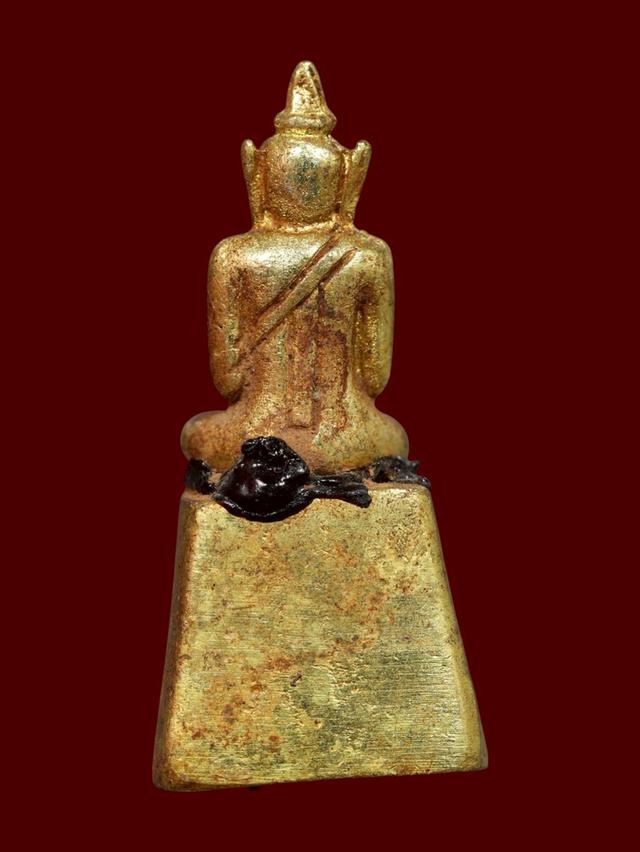 พระยอดธง อุดครั่ง เนื้อทองดอกบวบ กรุวัดพระศรีรัตนมหาธาตุ จ.สุโขทัย รูปที่ 2