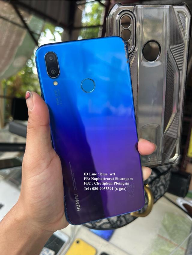 Huawei nova3i จอ6.3นิ้ว 4G 2ซิม Rom128Ram4 กล้องคู่หน้าหลัง สเปคดี โลหดแอพได้ ใช้งานปกติ ได้ทุกซิม รูปย่อยที่ 2